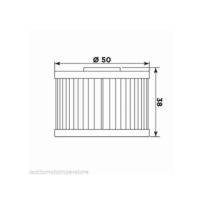 FILTRO OLIO PER HONDA XL600R MEIWA (268112)