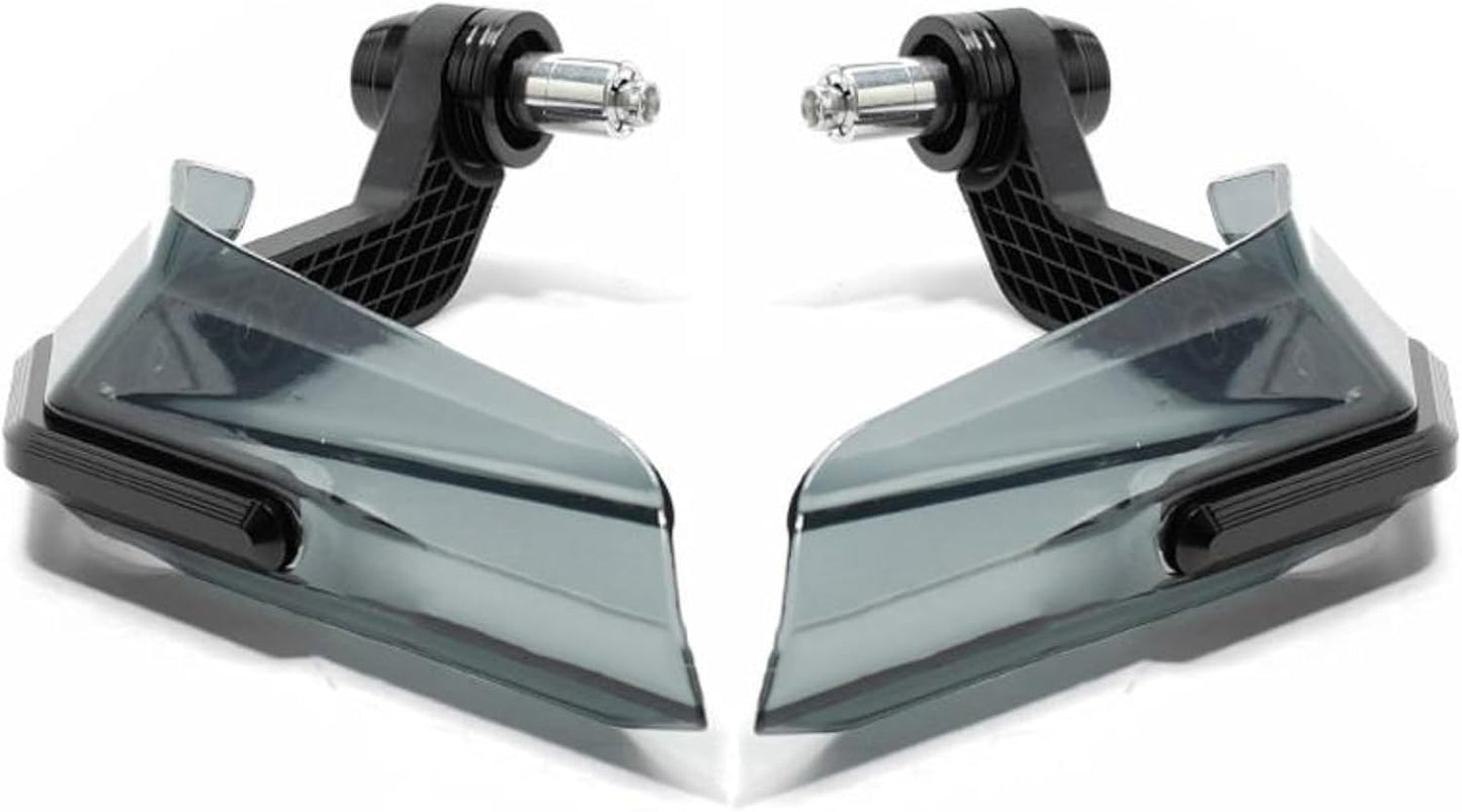 PARAMANI MOTO UNIVERSALI NERI CON DEFLETTORE