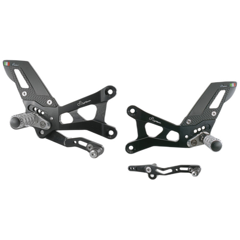Yamaha R6 2022 Pedane Regolabili Con Poggia Piedi Fissi