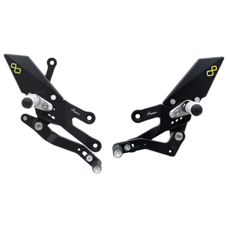 Yamaha R7 2023 Pedane Regolabili con poggiapiedi fisso
