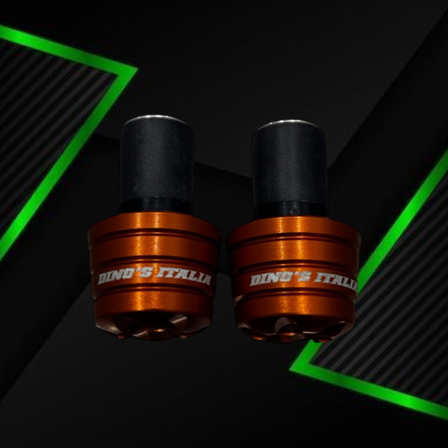 Contrappesi manubrio Multimarca inserto ad espansione (ARANCIONE) DINO'S ITALIA