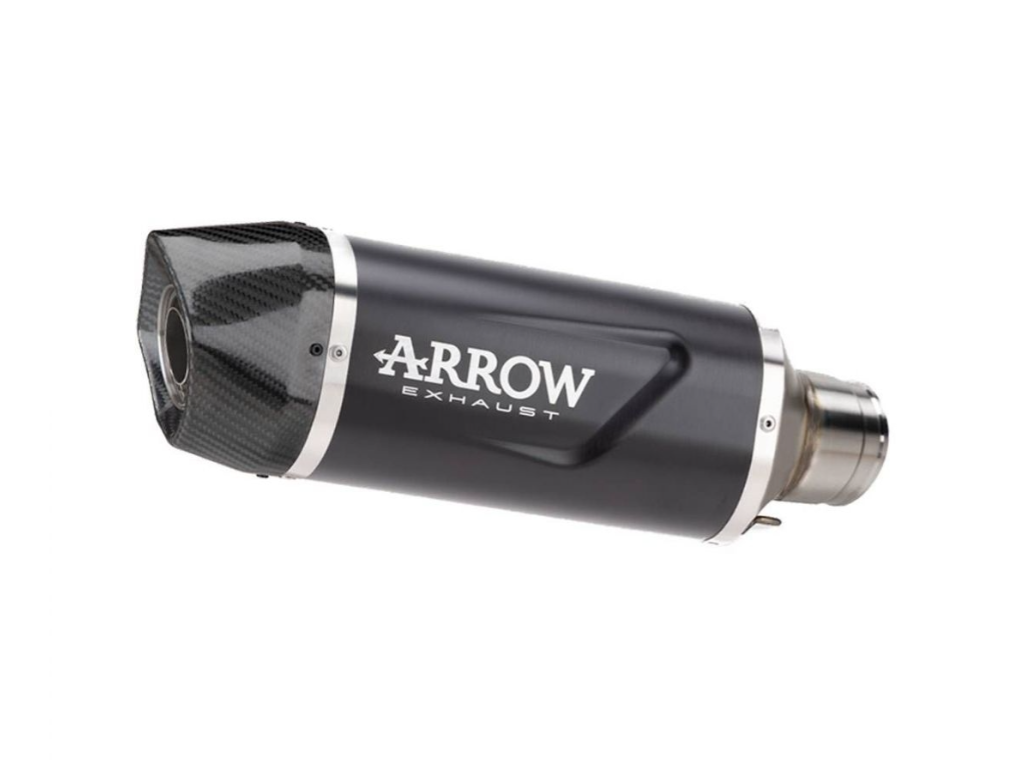 SILENZIATORE INDY RACE EVO ALLUMINIO DARK CARBONIO ARROW KAWASAKI Z 500 2024