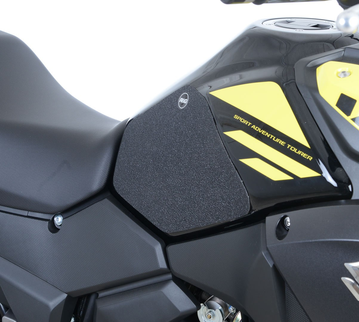 Kit 2pz.adesivi anti-scivolo serbatoio SUZUKI V-STROM 250 - nero