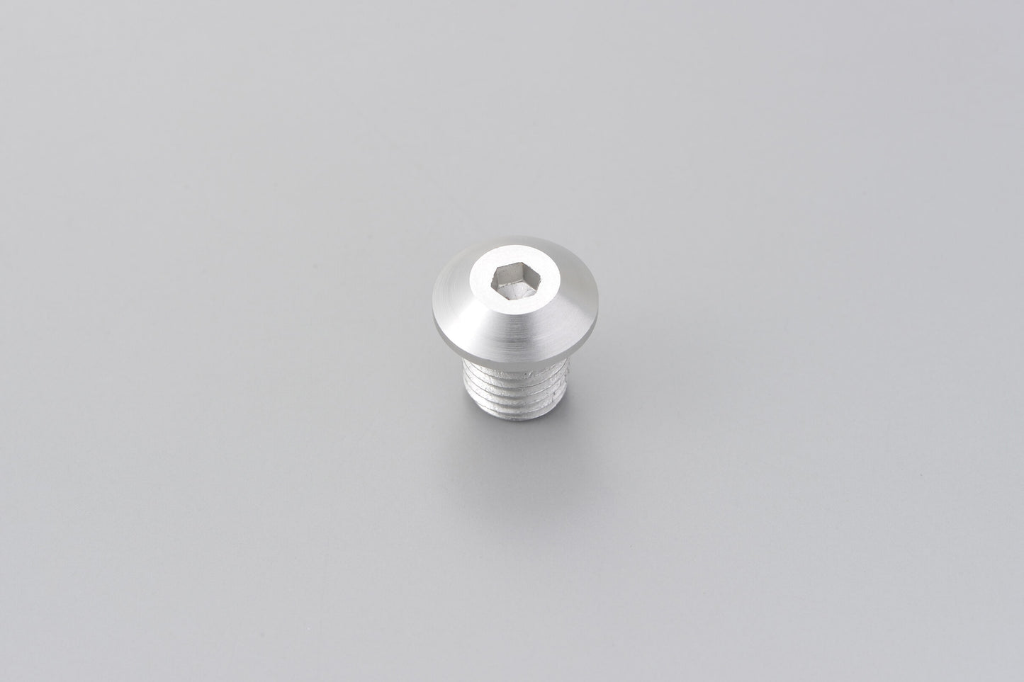 Tappo specchietto destro M10 x P1,25 anodizzato - ARGENTO