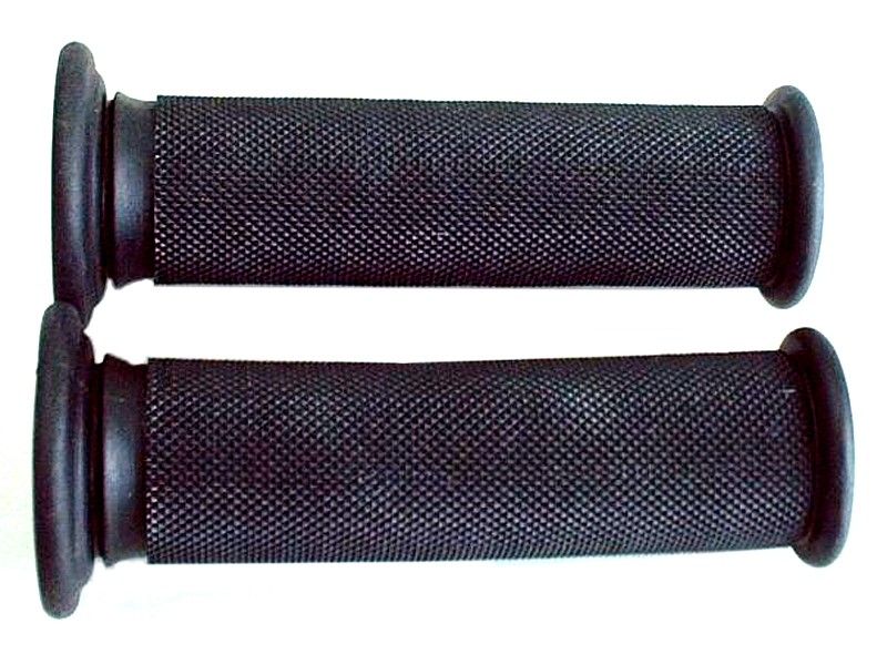 Coppia manopole sport L. 115mm nero