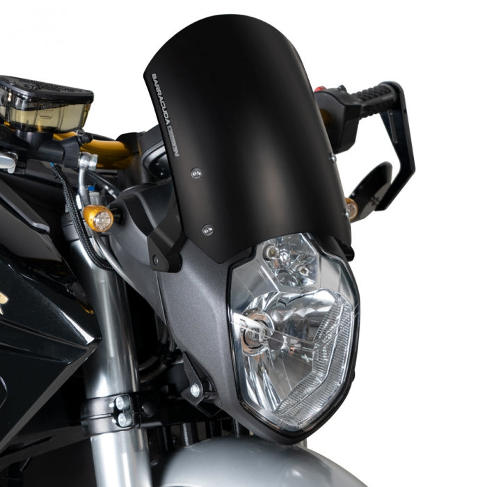 CUPOLINO CLASSIC ALLUMINIO NERO - barracuda Motorbike CF MOTO - ZERO Zero DS