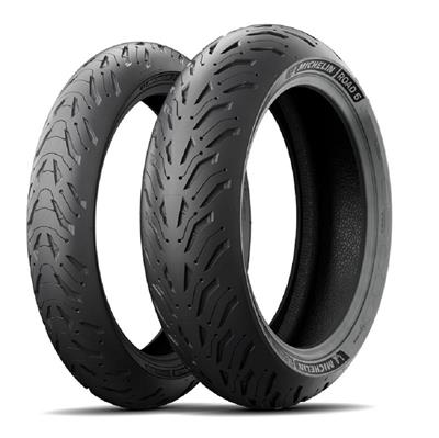COPPIA PNEUMATICI MICHELIN ROAD 6 (120/70 R17 , 160/60 R17 )