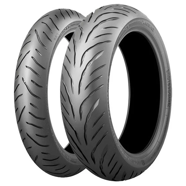 COPPIA PNEUMATICI BRIDGESTONE BATTLAX T32 (ANT. 110/80 R19, POST. 150/70 R17)