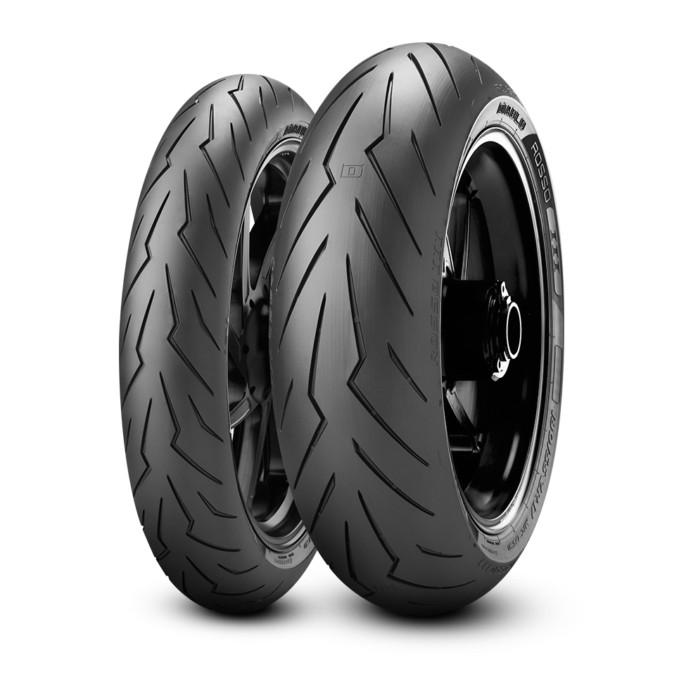 COPPIA GOMME PIRELLI DIABLO ROSSO III (ANT. 120/70 R17, POST. 160/60 R17)