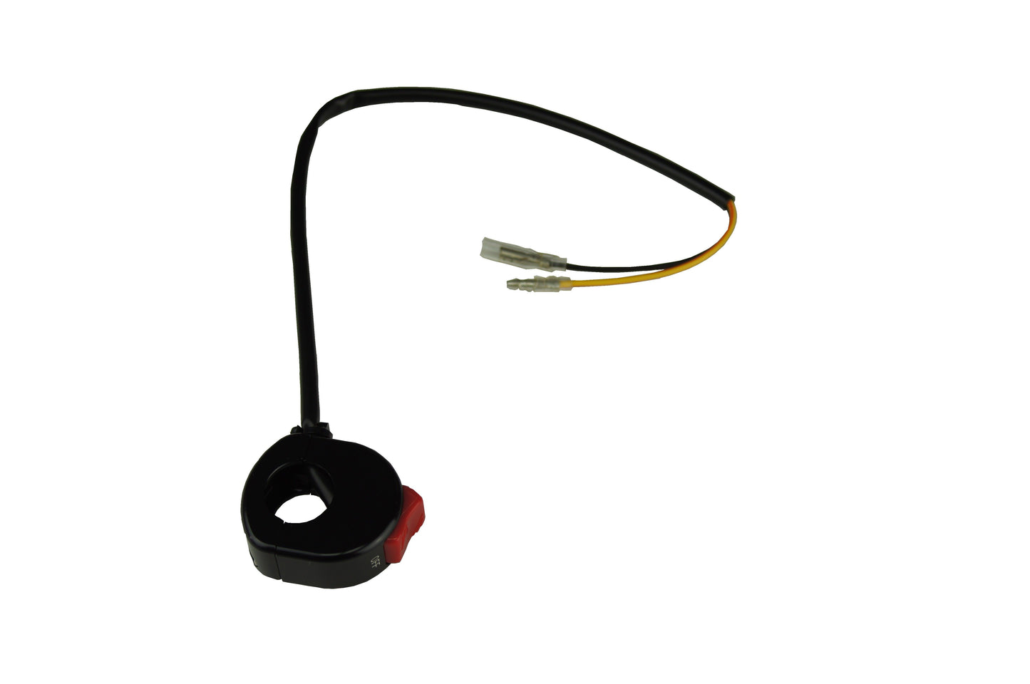 INTERRUTTORE A MANUBRIO UNIV.ACC.LUCI SUPPLEMENTARI IN ALLUMINIO CNC - COLORE NERO
