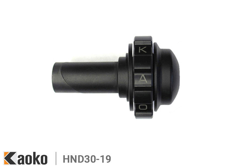 KAOKO stabilizzatore manubrio con cruise control - HONDA con terminali 30mm OD BE e manubri diam. interno 19mm; incl CBR600RR '0