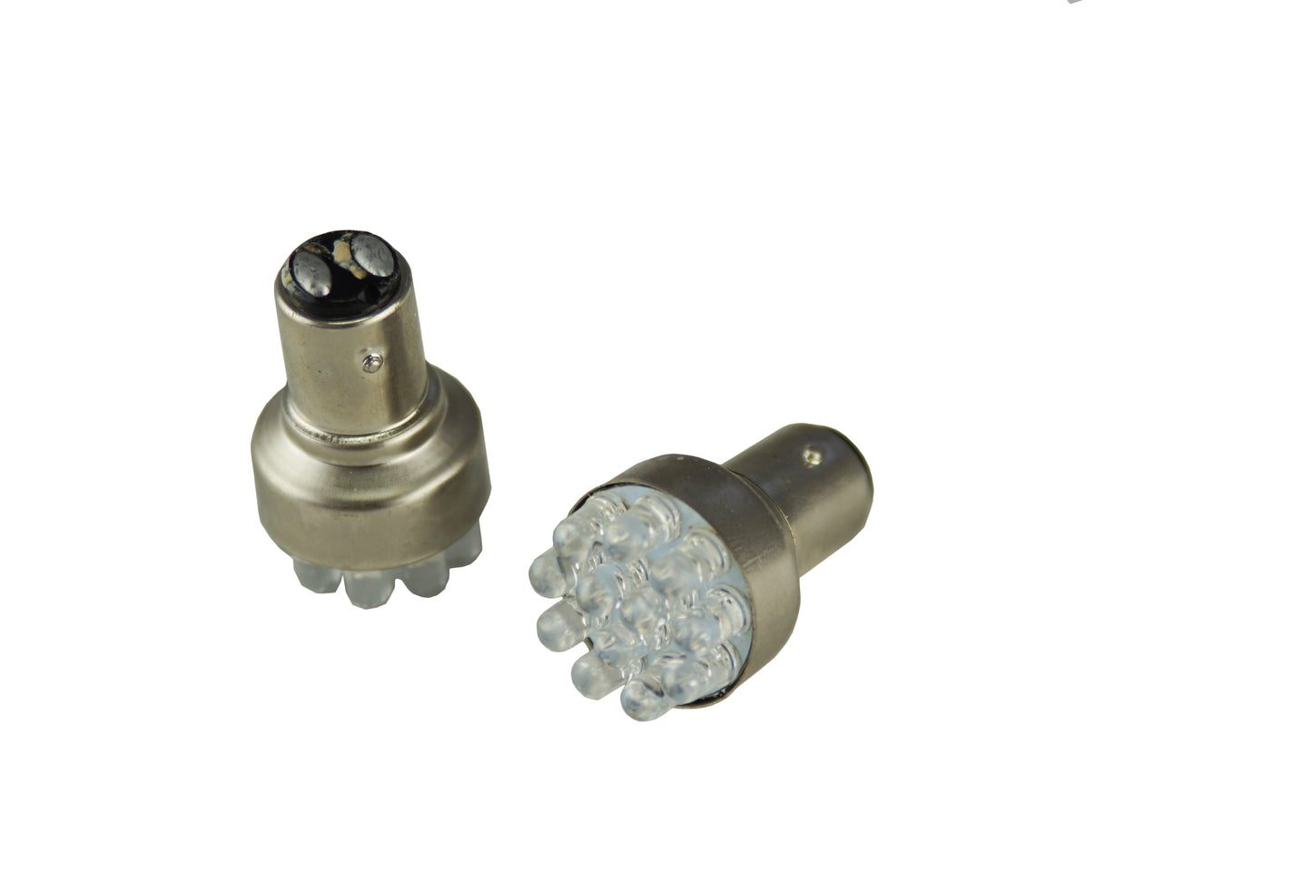 KIT 2 PZ.LAMPADA POSTERIORE BILUCE 12 LEDS BAY15D LUCE ROSSA
