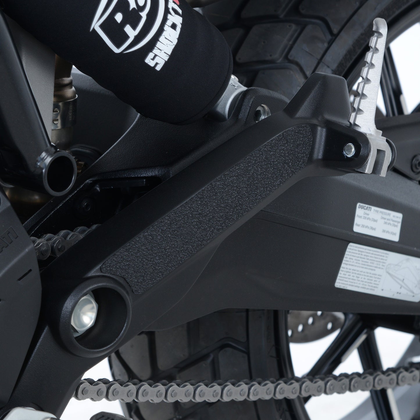 kit 2pz.adesivi anti-scivolo paratacco DUCATI Scrambler 1100