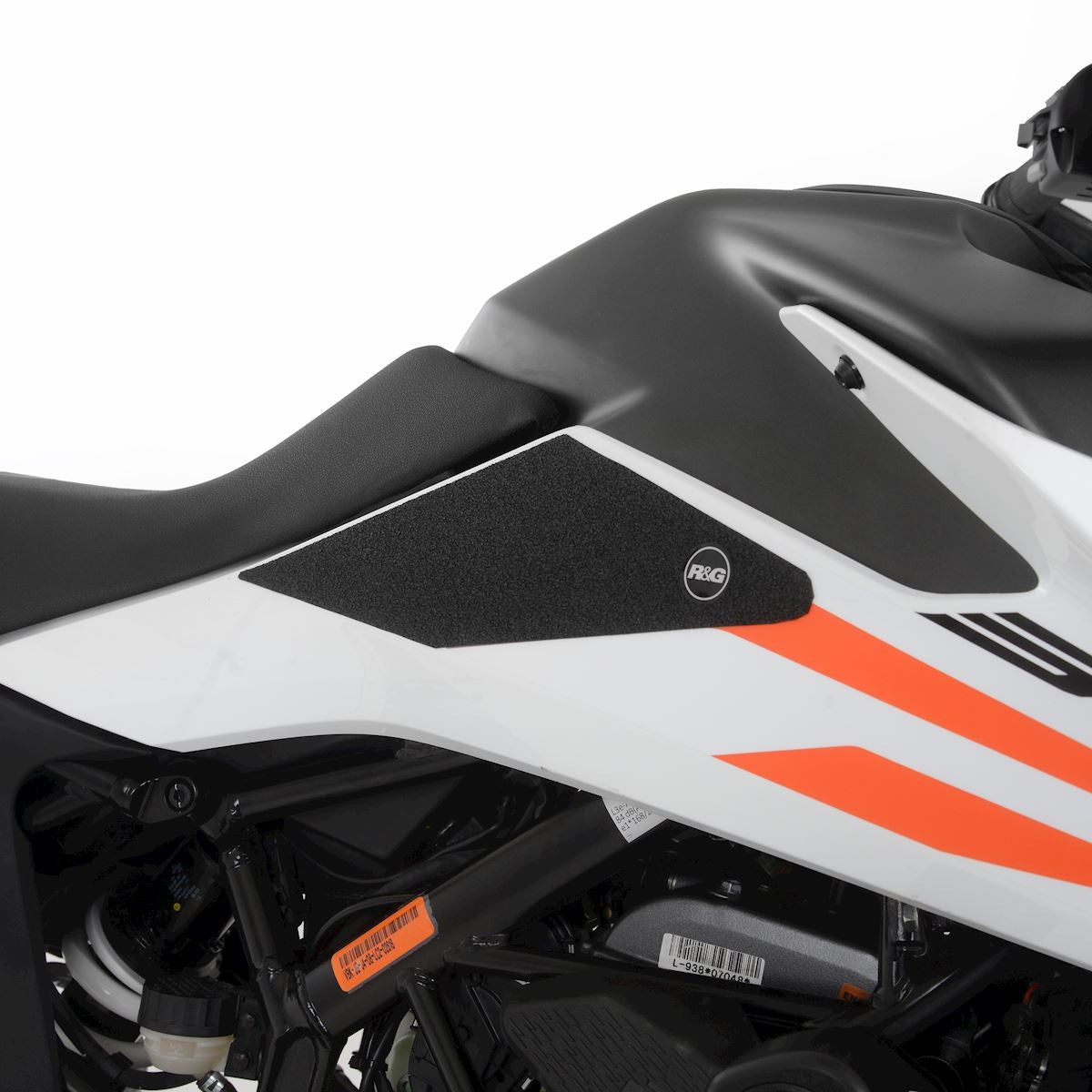 Kit 2pz.adesivi anti-scivolo serbatoio KTM 390 Adventure '20- - trasparente