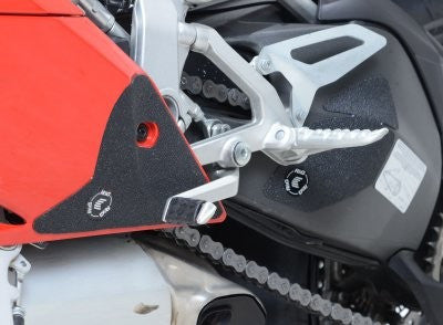 Kit 2pz.adesivi anti-scivolo paratacco DUCATI 1199 / 1299 Panigale - nero