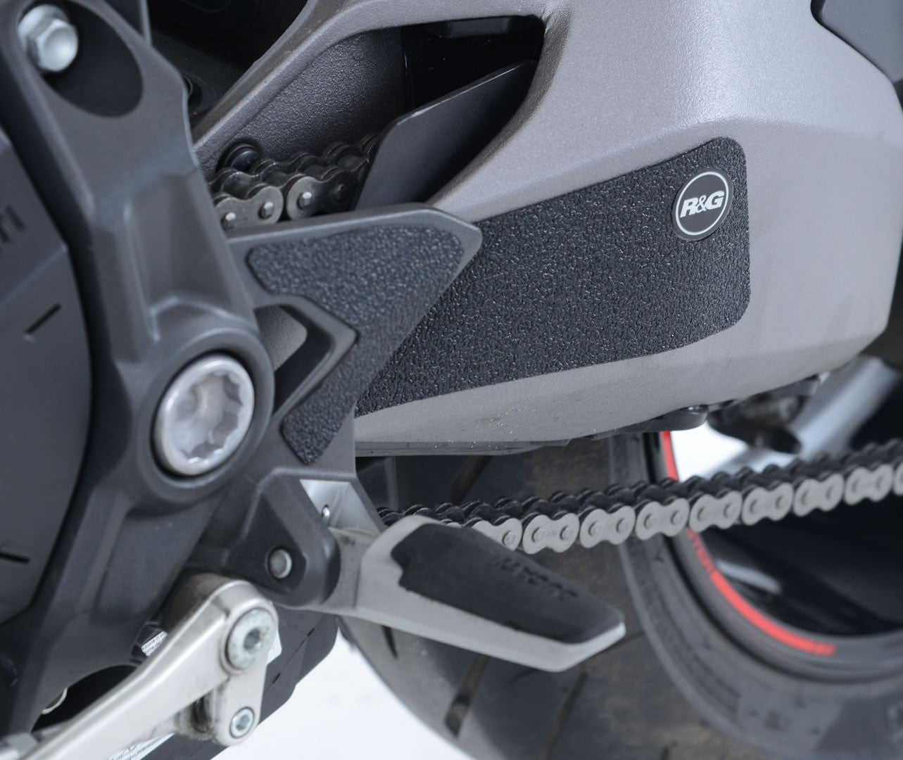 kit 4pz.adesivi anti-scivolo paratacco DUCATI Monster 1200 S '17- nero