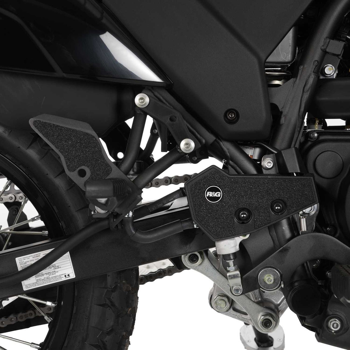 kit 4pz.adesivi anti-scivolo paratacco Kawasaki KLR650 '22-