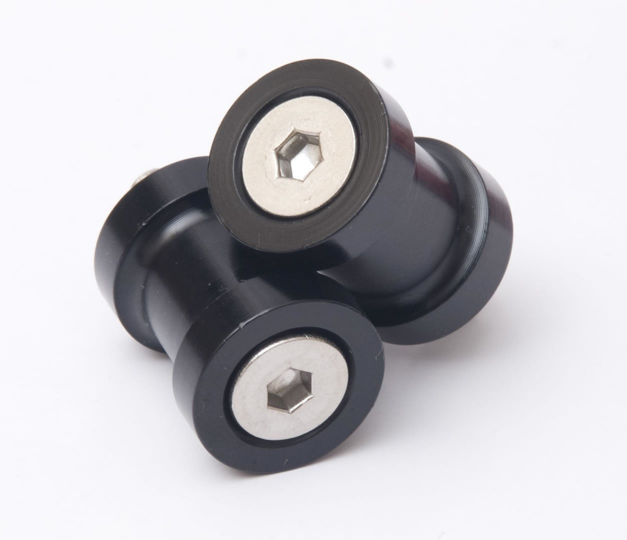 M8 supporti per cavalletto con protezioni - argento