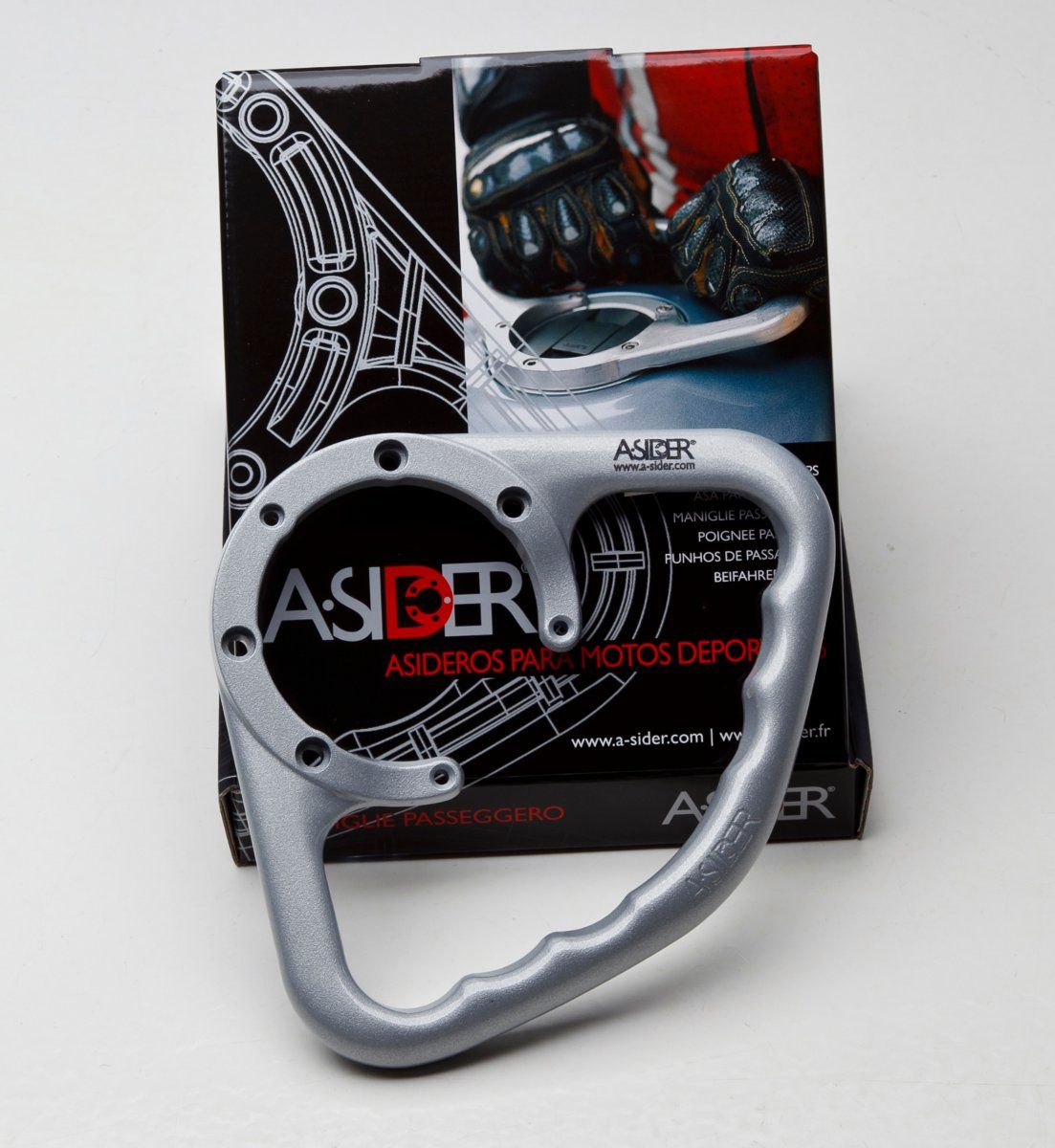 Maniglia passeggero A-SIDER modello YAMAHA a 5 viti, alluminio