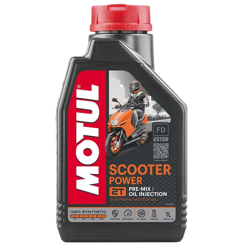 MOTUL OLIO MOTORE 2T SCOOTER POWER 100% SINTETICO (1L)