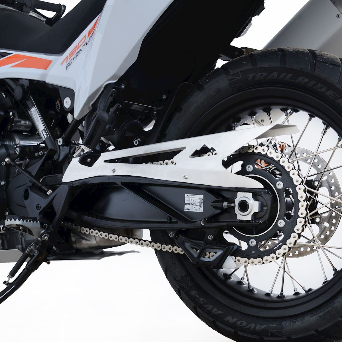 Paracatena in acciaio satinato, KTM 790 Adventure '19- / 890 Adventure '20-'22 / Husqvarna Norden 901 '22-