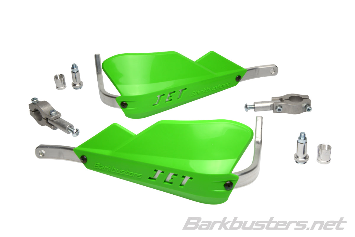 Paramani JET Barkbusters - Due punti di fissaggio (dritto 22mm) - VERDE