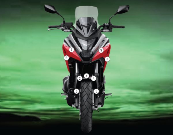 Pellicola protettiva HONDA NC750X Opaco