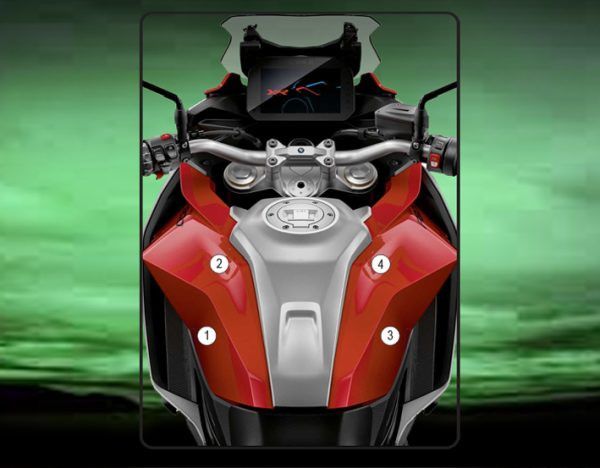 Pellicola protettiva serbatoio per BMW F900XR 2020 - Lucido