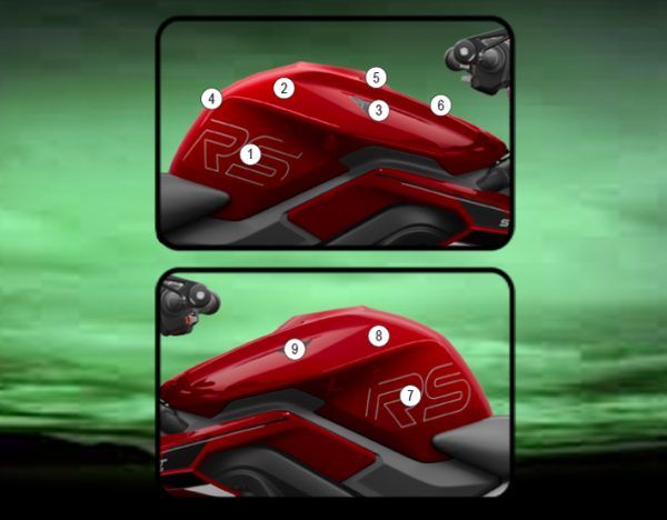 Pellicola protettiva serbatoio per STREET TRIPLE 765 Opaco