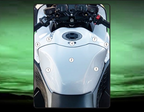 Pellicola protettiva serbatoio per Suzuki HAYABUSA 2021 - Lucido