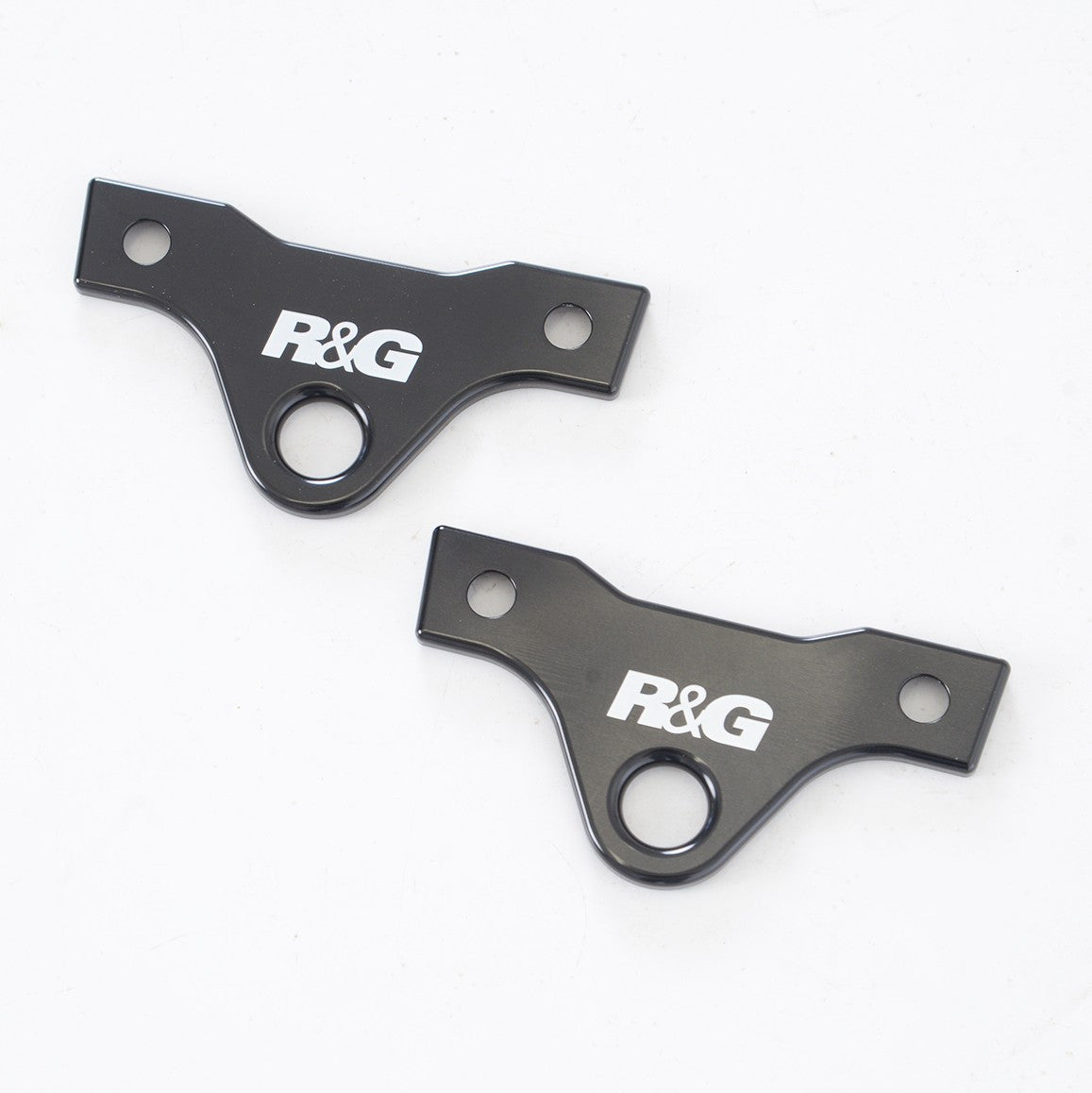 piastra per aggancio cinghie - coppia, Honda Africa Twin Adventure Sports '18-'19 - nero (non compatibile con borse laterali originali)