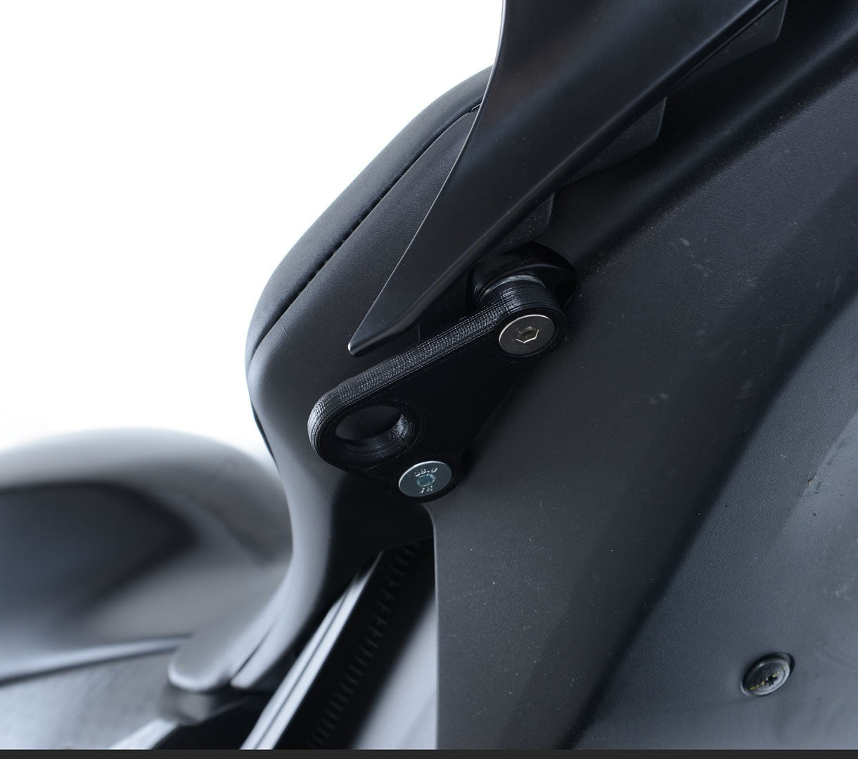 piastra per aggancio cinghie - coppia, Yamaha YZF-R6 '17- - nero