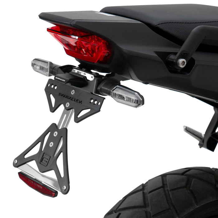 PORTATARGA SPECIFICO PER FRECCE ORIGINALI - barracuda Motorbike Honda Transalp 750
