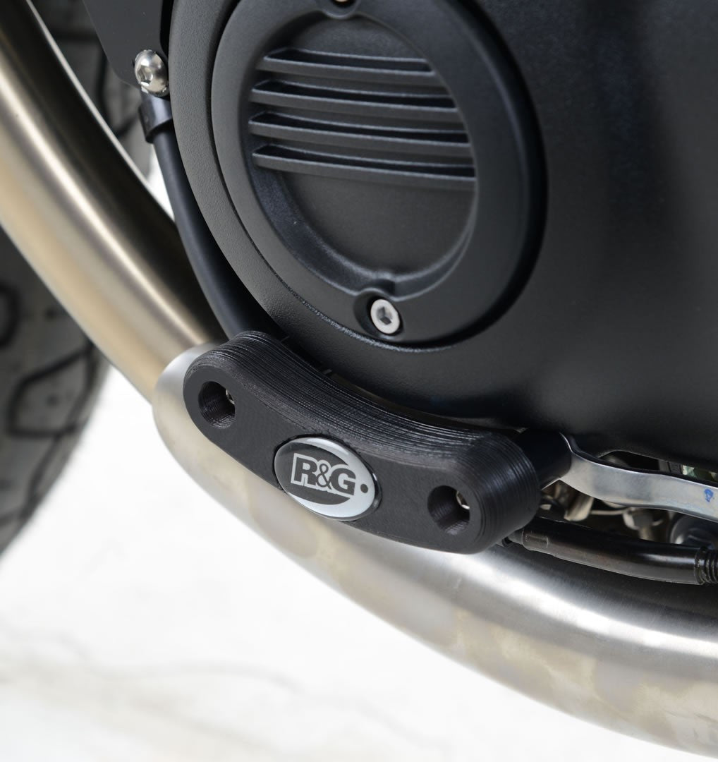 Protezione motore SX, Triumph Thruxton 1200/1200R / Speed Twin '19- / Street Twin / T120 Bonneville / Street Cup '17-