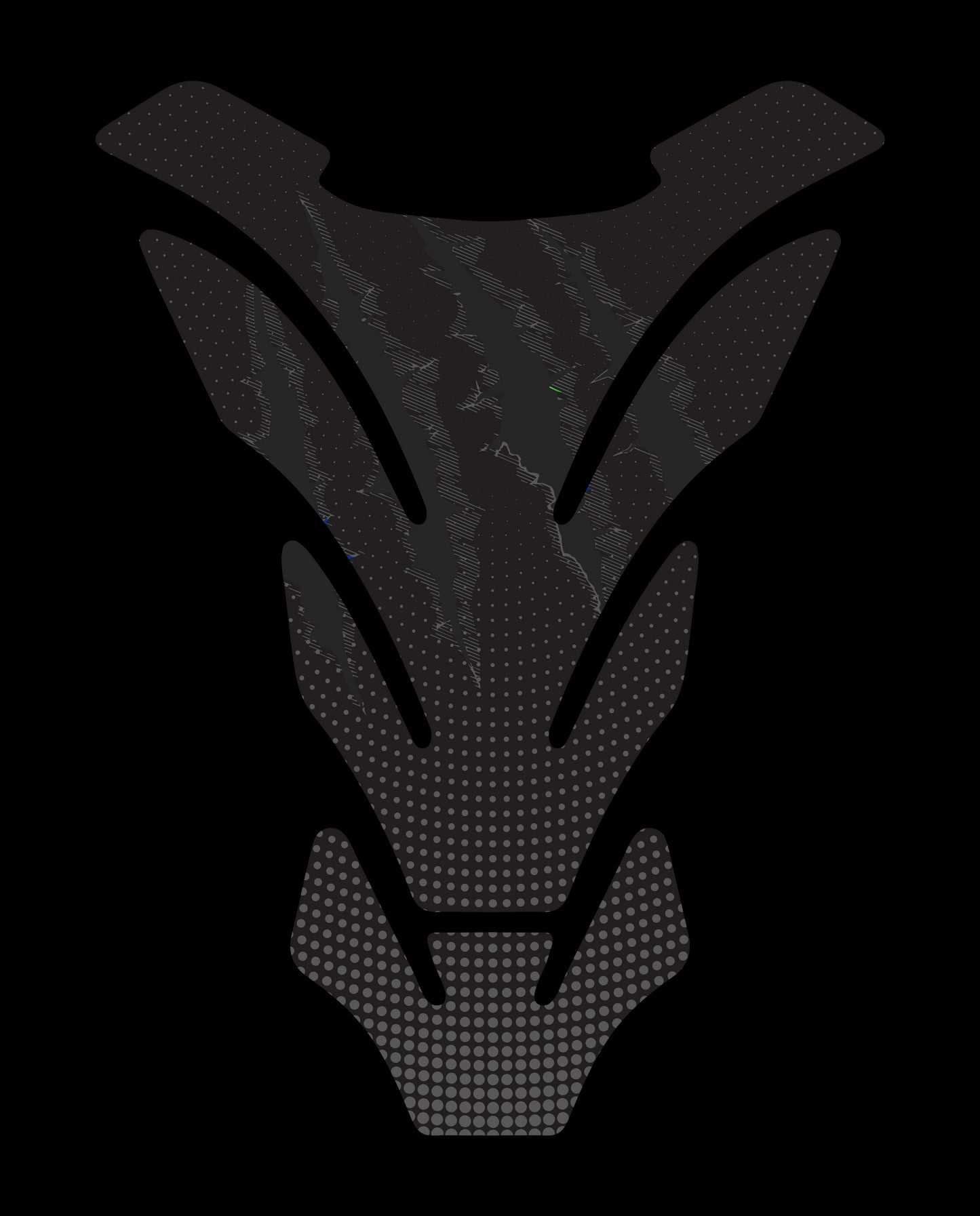 Protezione serbatoio resinata, tipo B - "GRAFFIO" Trasparente