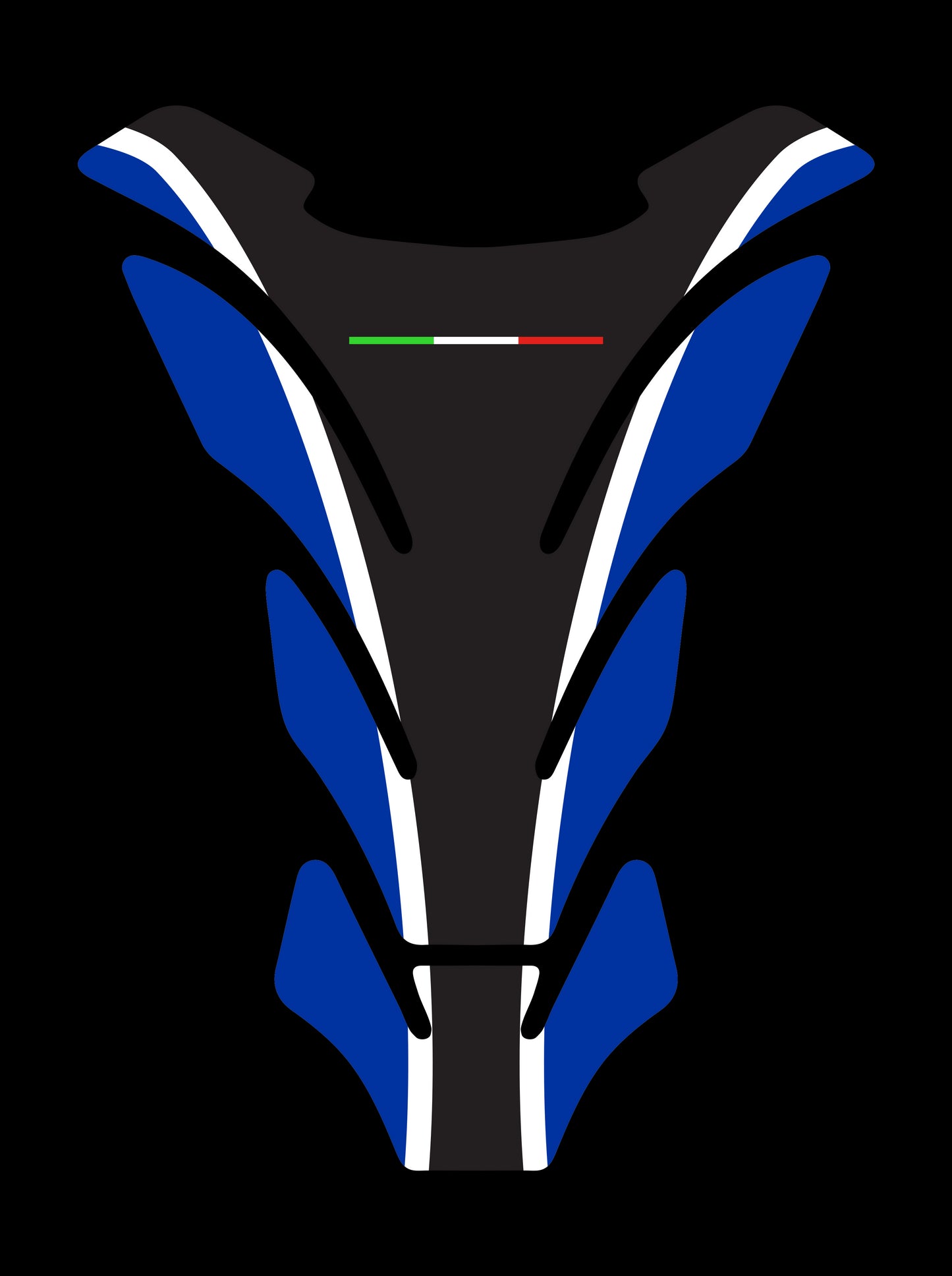 Protezione serbatoio resinata, tipo B - "LINE" Blu