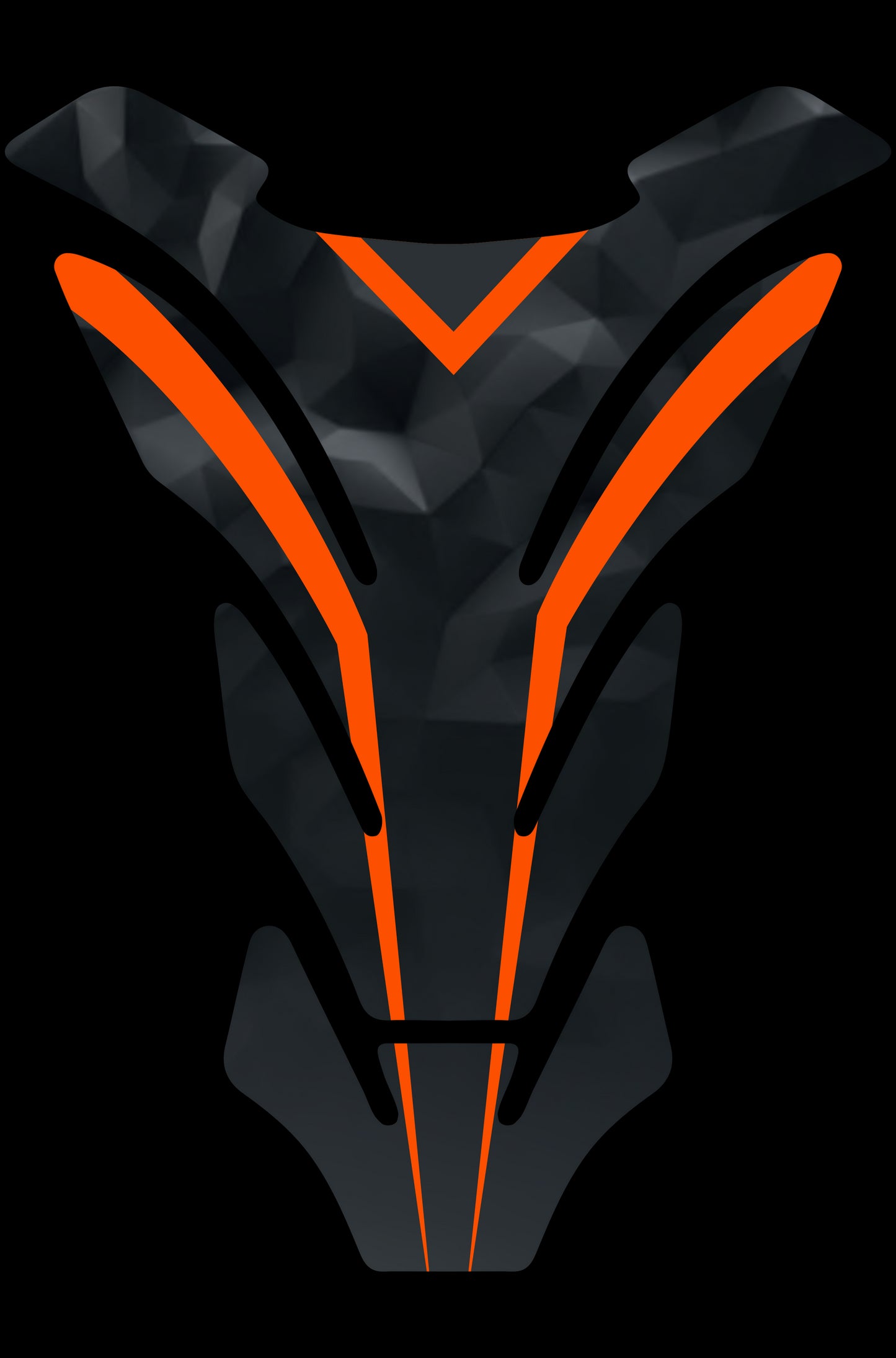 Protezione serbatoio resinata, tipo B - "MODERN" Arancione