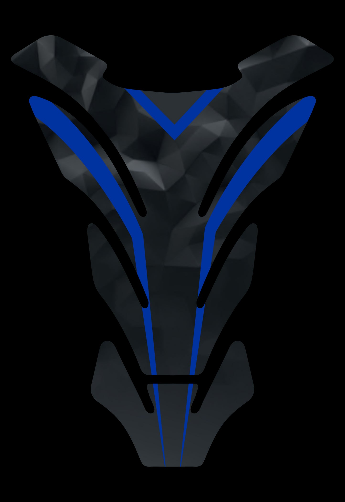 Protezione serbatoio resinata, tipo B - "MODERN" Blu