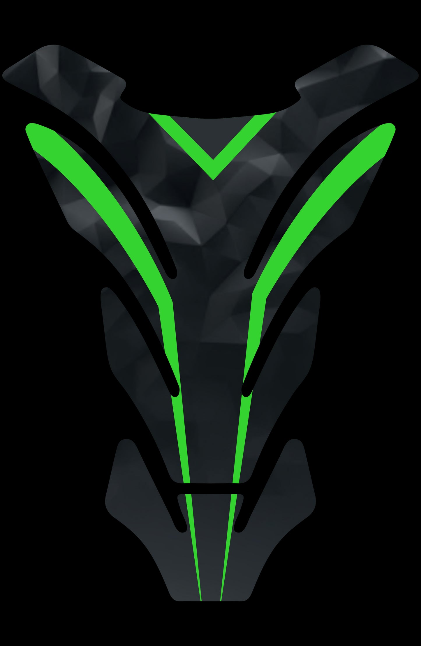 Protezione serbatoio resinata, tipo B - "MODERN" Verde