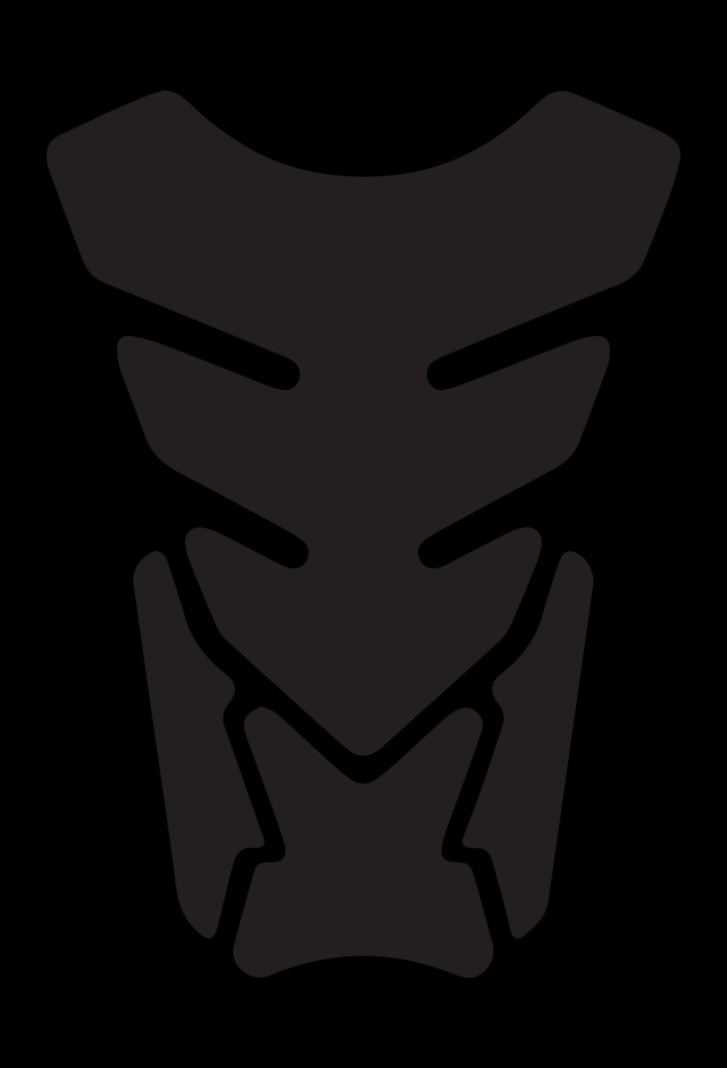 Protezione serbatoio resinata, tipo C - nero