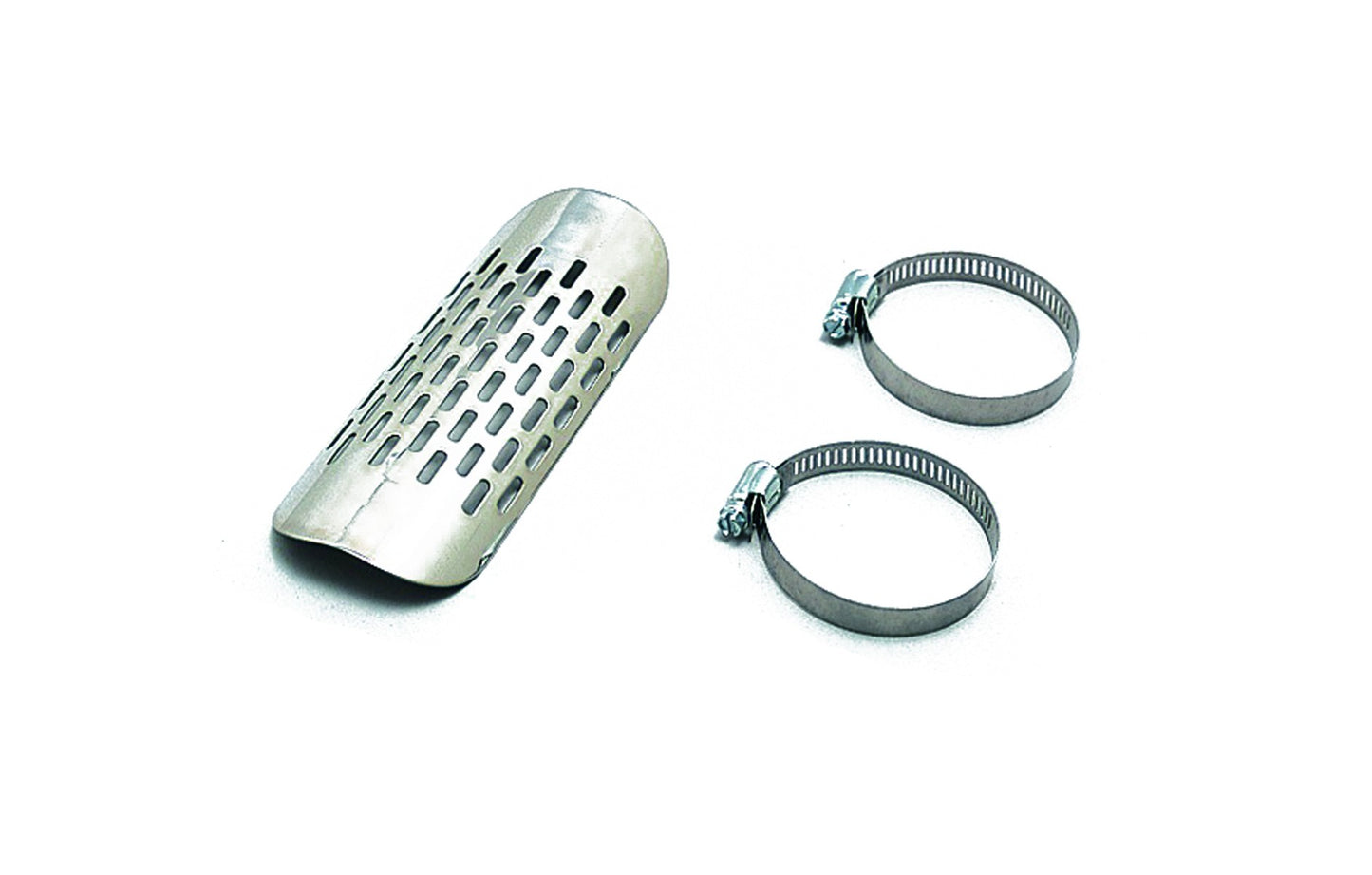 Protezione scarico acciaio inox - diam.40-55mm (perforata)