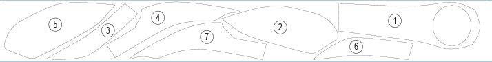 Pellicola protettiva vernice serbatoio BMW M 1000 RR 2021-2022 Lucido