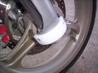 protezioni perno forcella anteriore, CCM R30 Supermoto