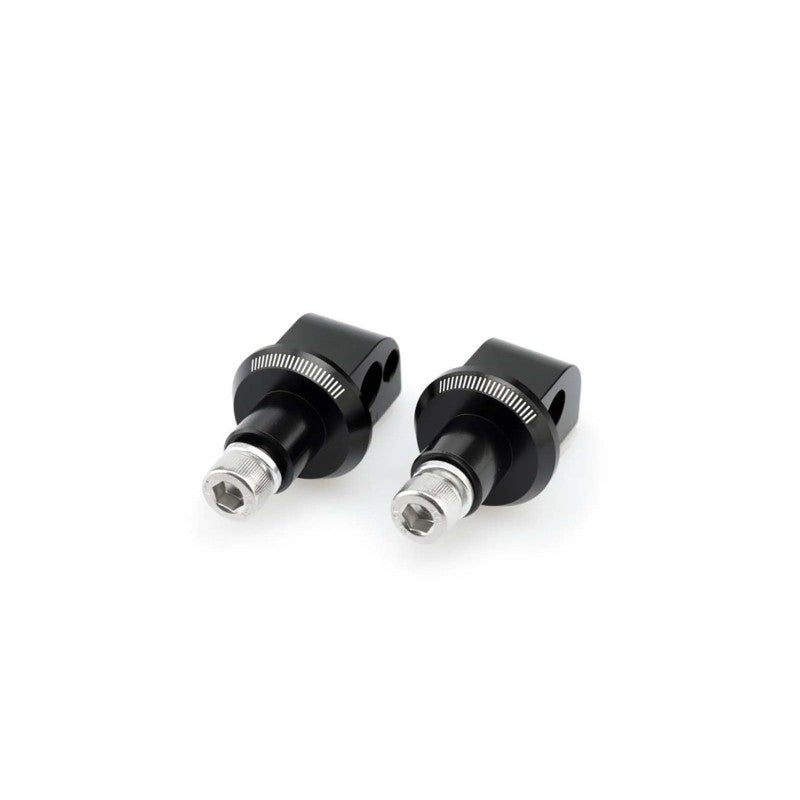 PUIG ADATTATORI POGG. FISSI PASSEGGERO HONDA VFR1200F 10-16 NERO