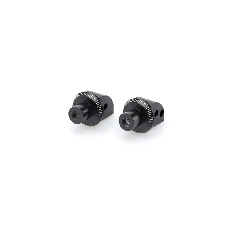 PUIG ADATTATORI POGG. FISSI PASSEGGERO HONDA VTR1000 SP-2 02-05 NERO