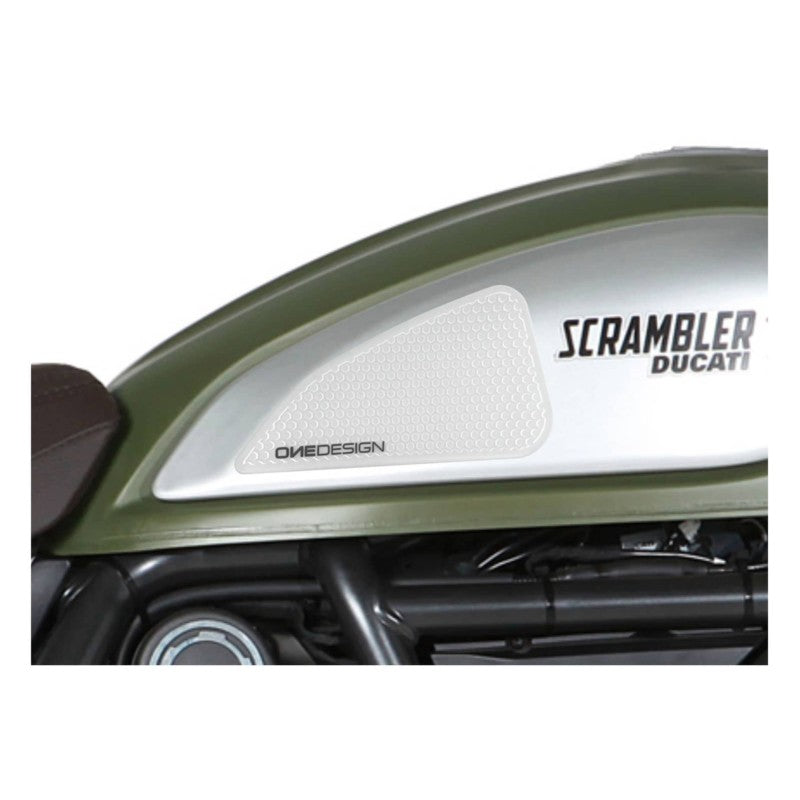PUIG ADESIVO SERBATOIO SPECIFICO LATERALE DUCATI SCRAMBLER ICON/CLASSIC/FULL T. 15-24 TRASPARENTE
