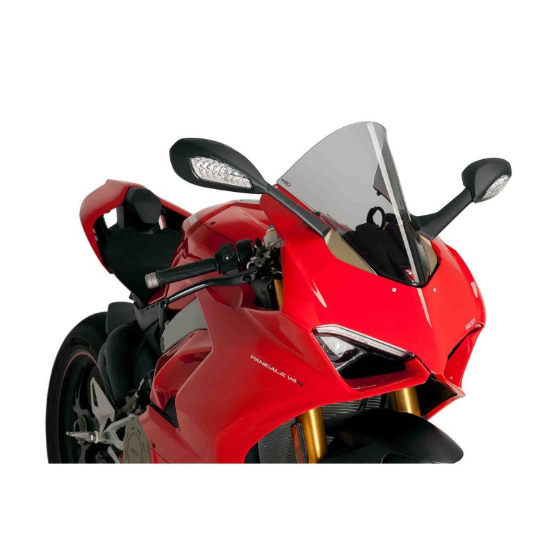 PUIG CUPOLINO R-RACER DUCATI PANIGALE V4 18-19 FUME CHIARO