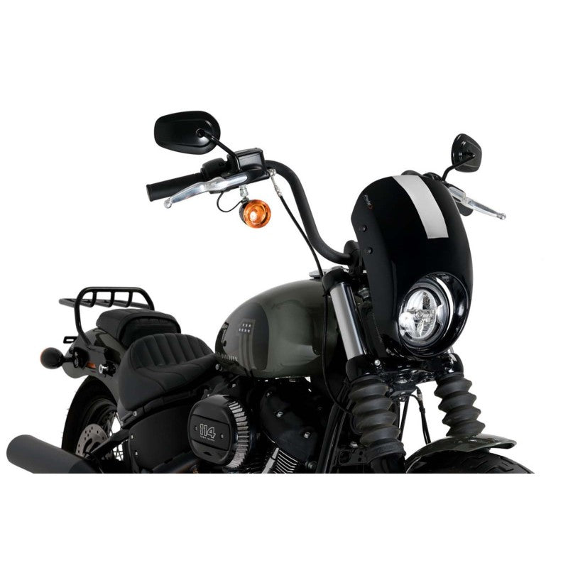 PUIG CUPOLINO SEMICARENATO ANARCHY HARLEY D. SOFTAIL STREET BOB FXBB 21-23 NERO