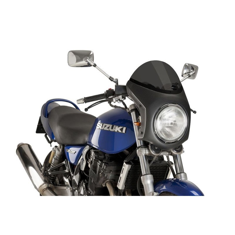 PUIG CUPOLINO SEMICARENATO MASH BLACK SEVEN 250 17-24 FUME SCURO-CARBON