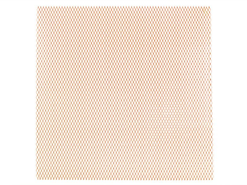 Retina decorativa in alluminio 30X30 cm colore Rosso